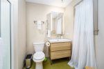 Private ensuite has a walk-in shower
